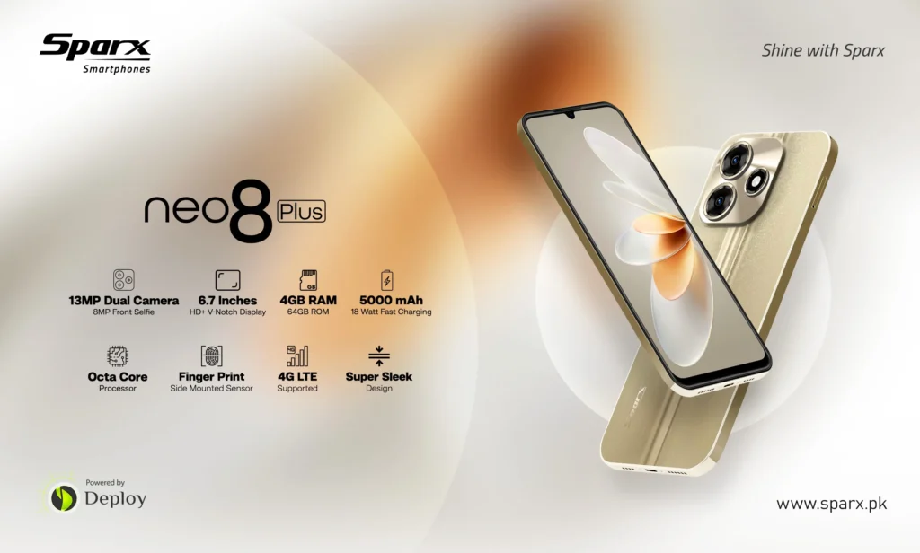 sparx neo 8 pro price in pakistan